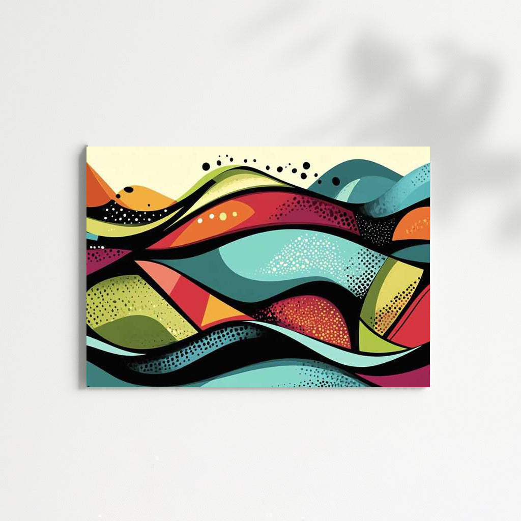 Abstract Waves: Colourful Animation of Space