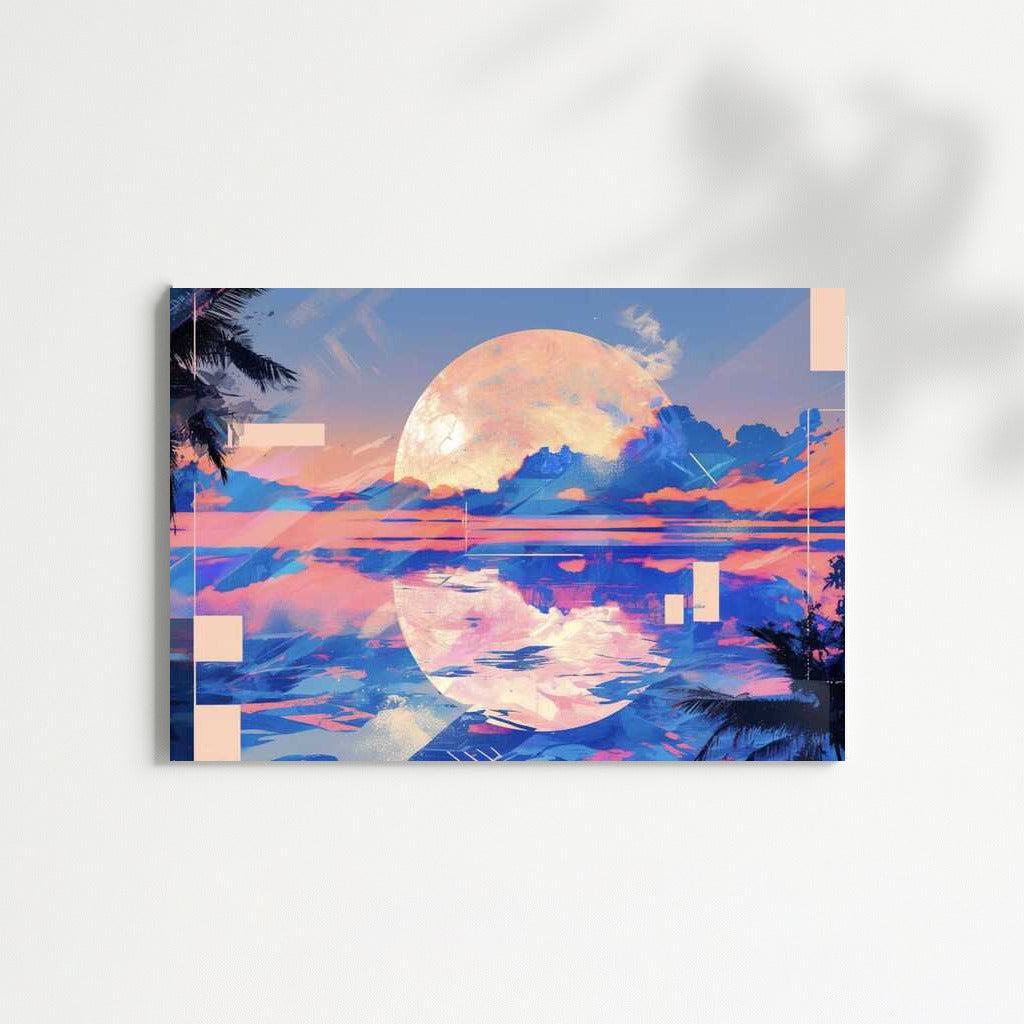 Vortex of Colors: Abstract Collage for Interior