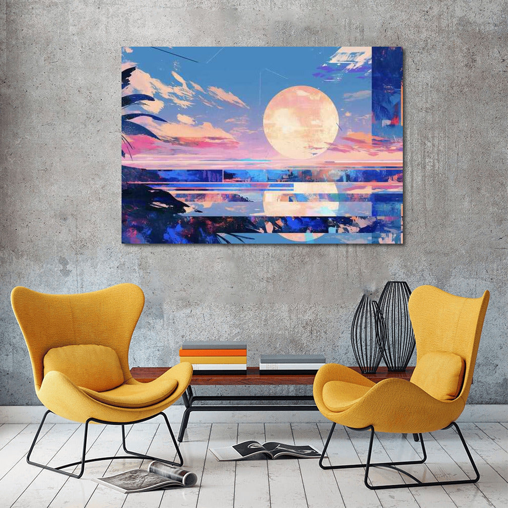Twilight Collage: Lake and Sunset Serenity