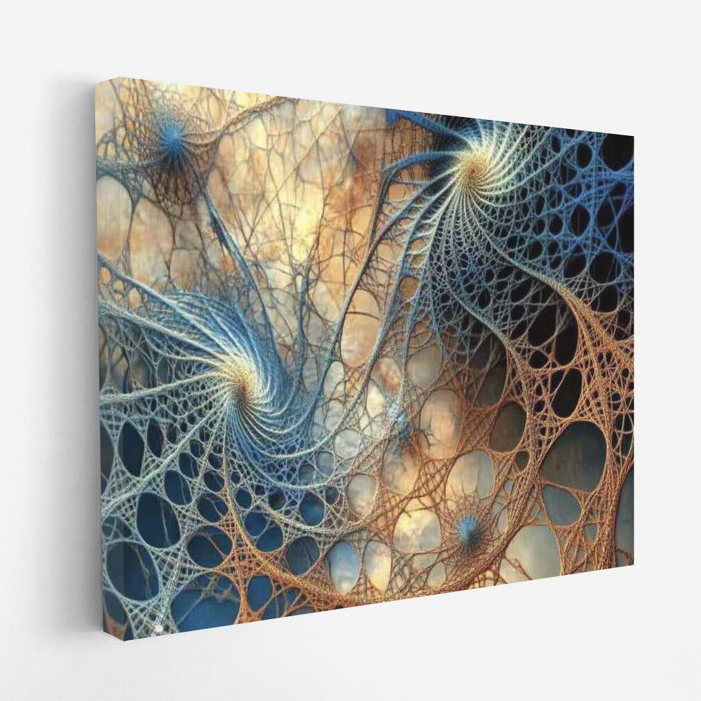 Fractal Web of Inspiration: Abstract Depths