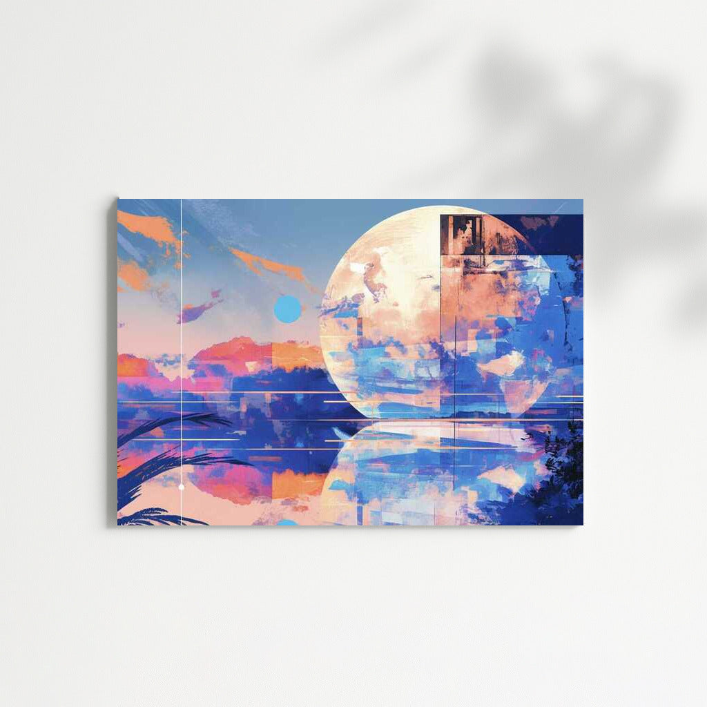 Harmony of Colors: Abstract Collage for Interior
