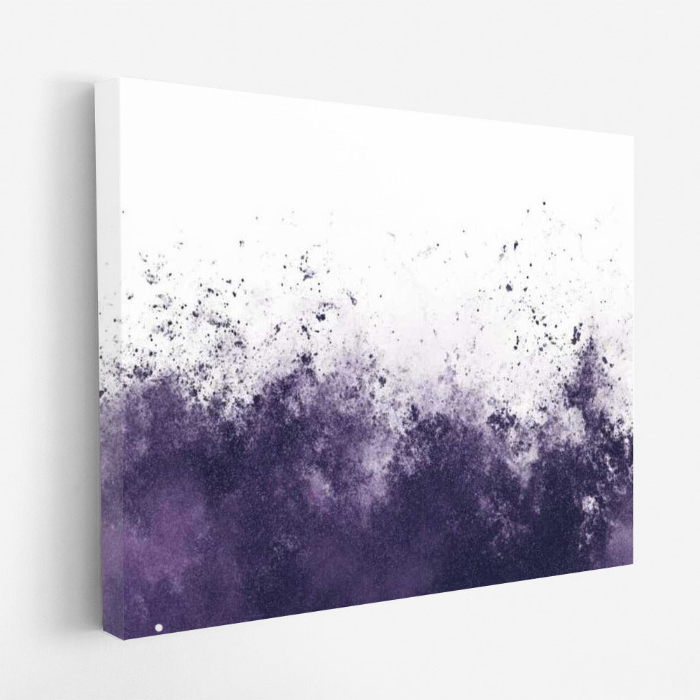 The Secret of Dark Purple Abstraction: Grainy Texture