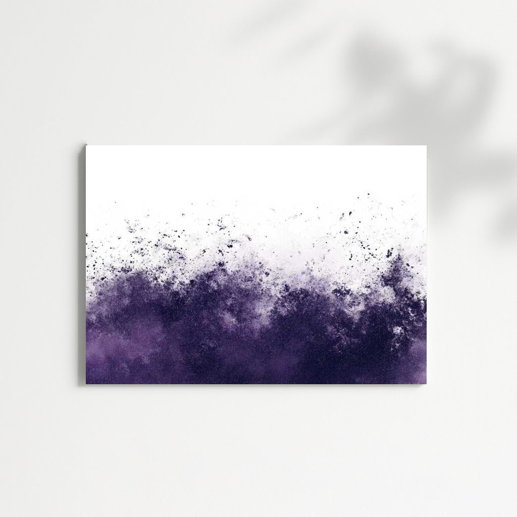 The Secret of Dark Purple Abstraction: Grainy Texture