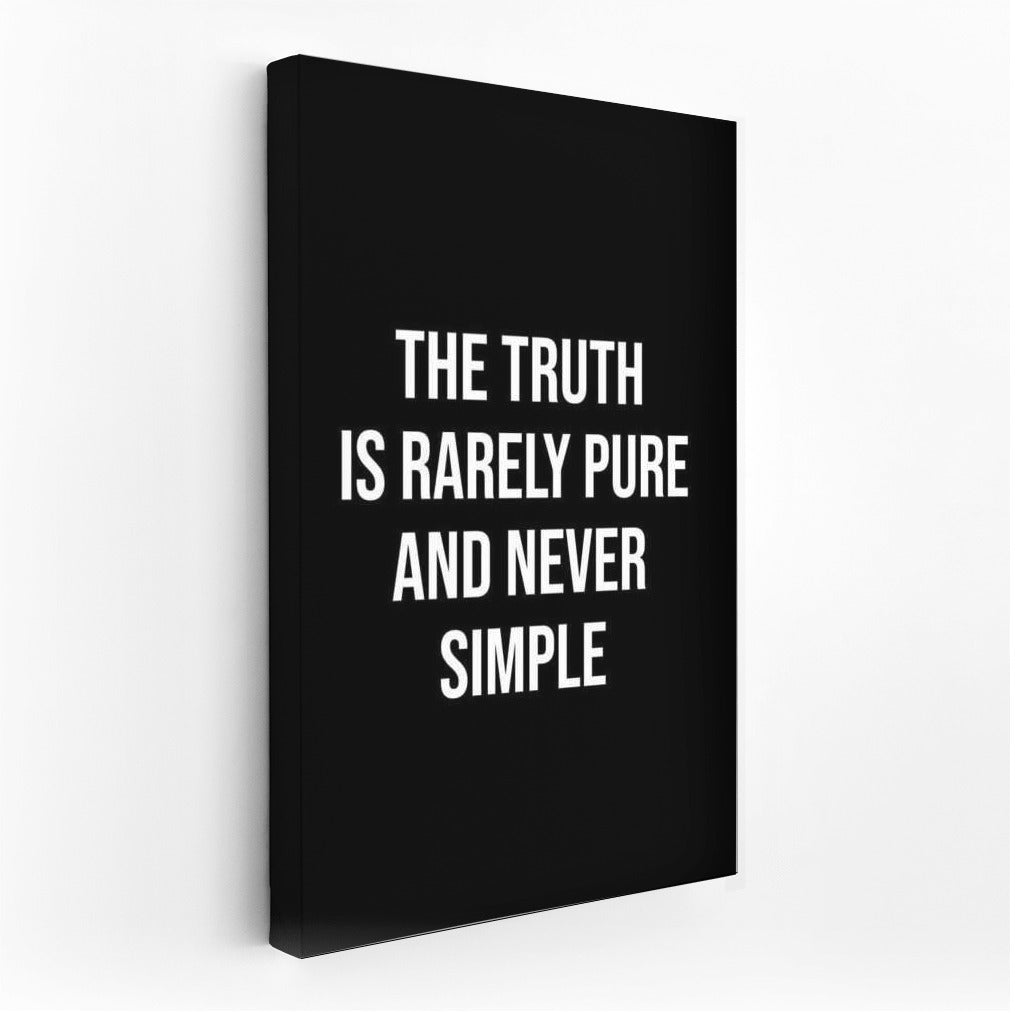Motivational Quote: Truth is complex and multifaceted.