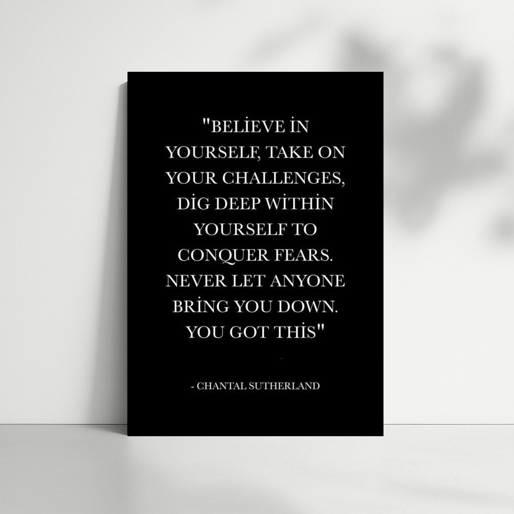 Inspiration and Strength: Overcome Fears, Believe in Yourself