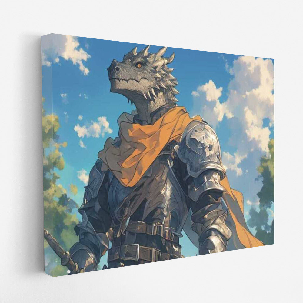 Lord of the Worlds: Anthropomorphic Hero in Armor