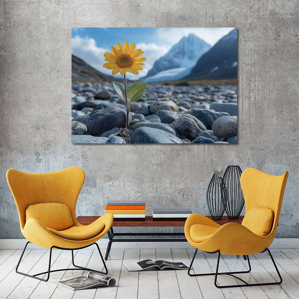 The Majesty of the Mountains and the Beauty of the Sunflower: The Natural Power of Flowers