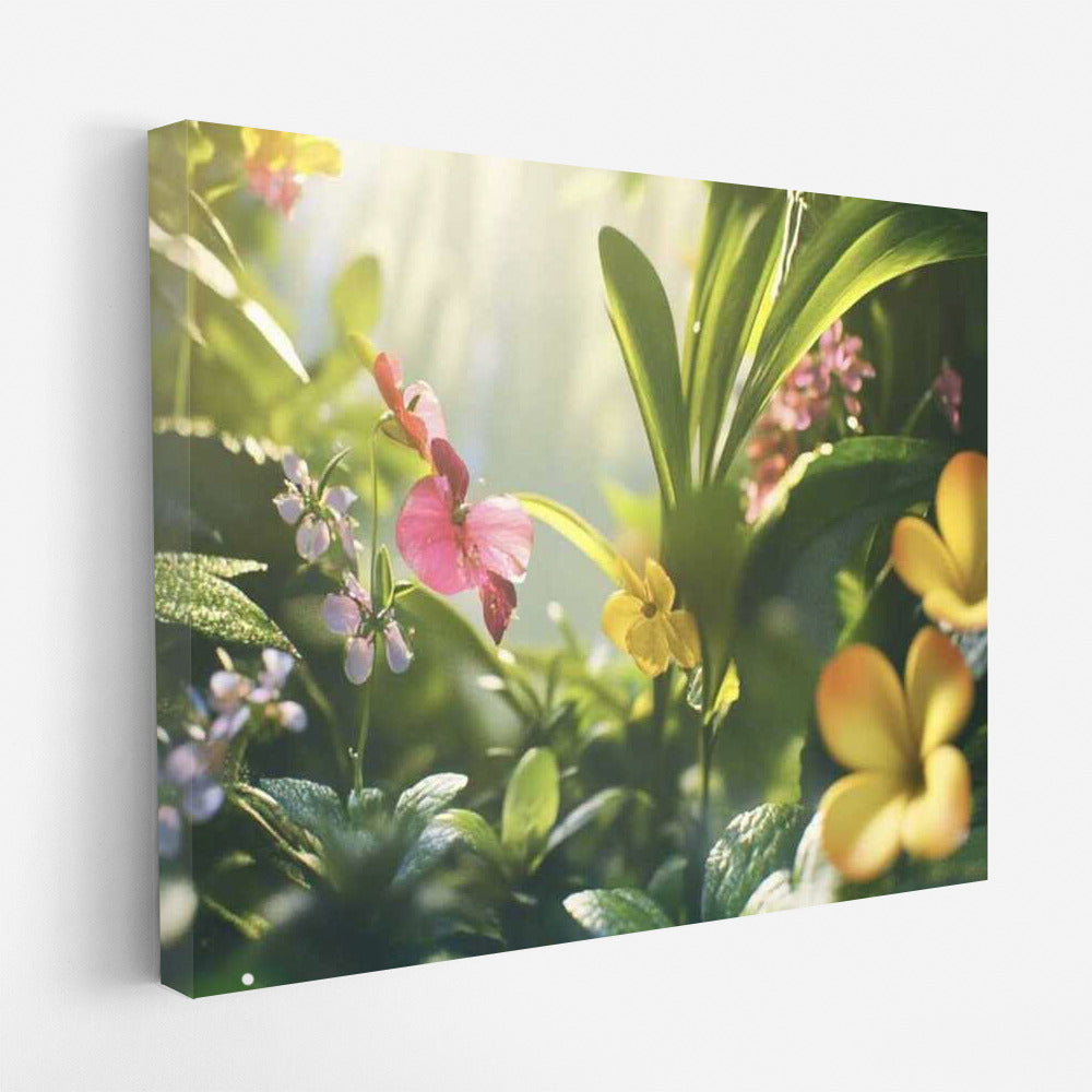 Orchids and Violets: Floral Explosion for the Interior