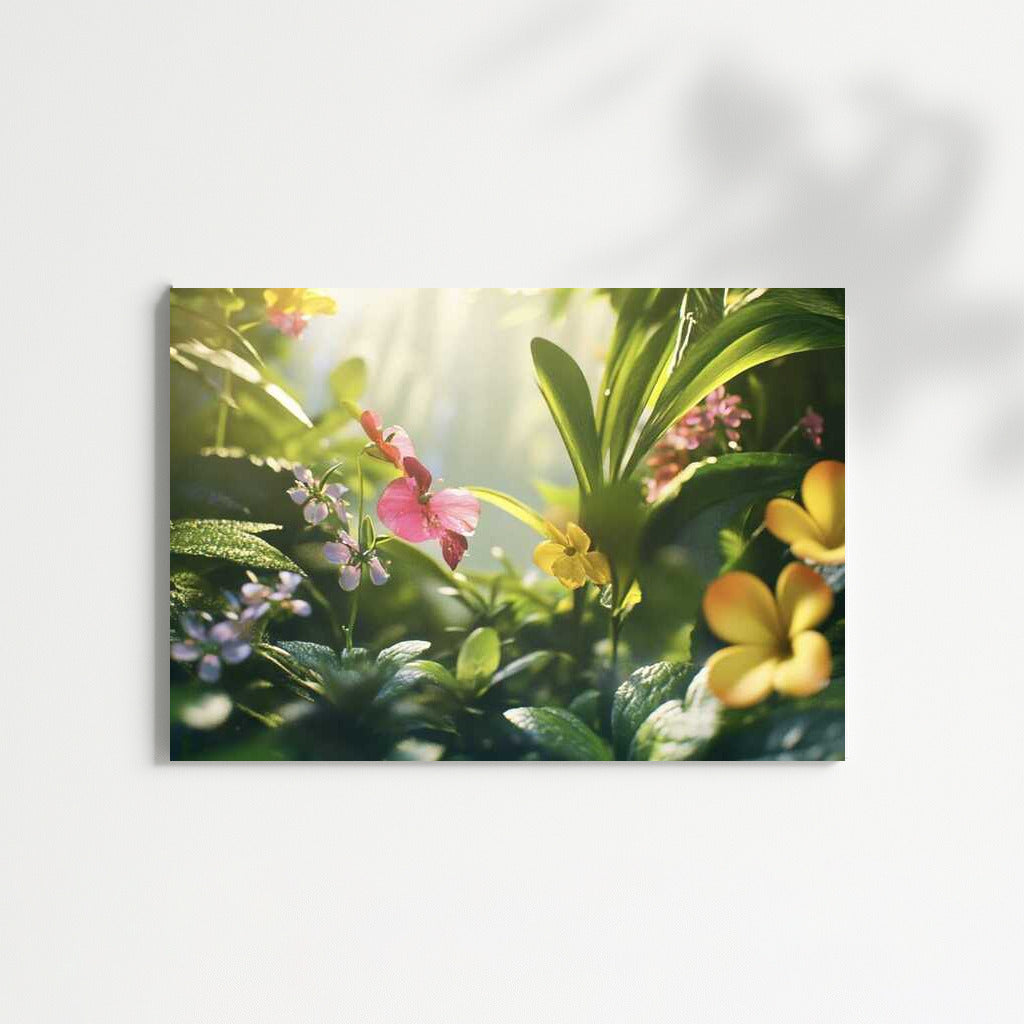 Orchids and Violets: Floral Explosion for the Interior