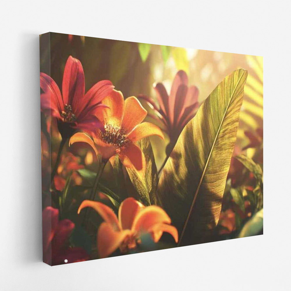Floral Symphony: Vibrant Gerberas and Greenery