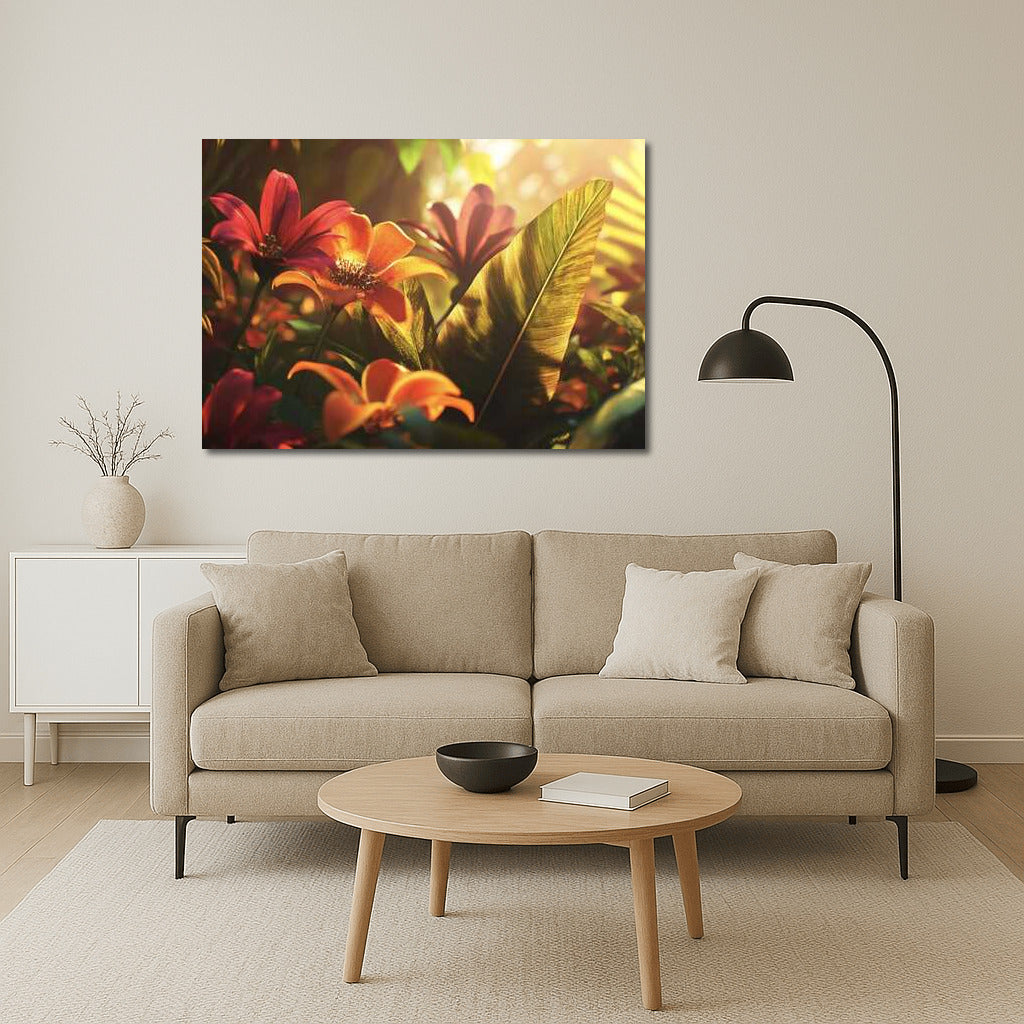 Floral Symphony: Vibrant Gerberas and Greenery