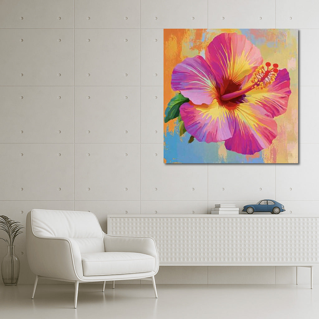 Tropical Hibiscus: An Explosion of Color for Your Walls