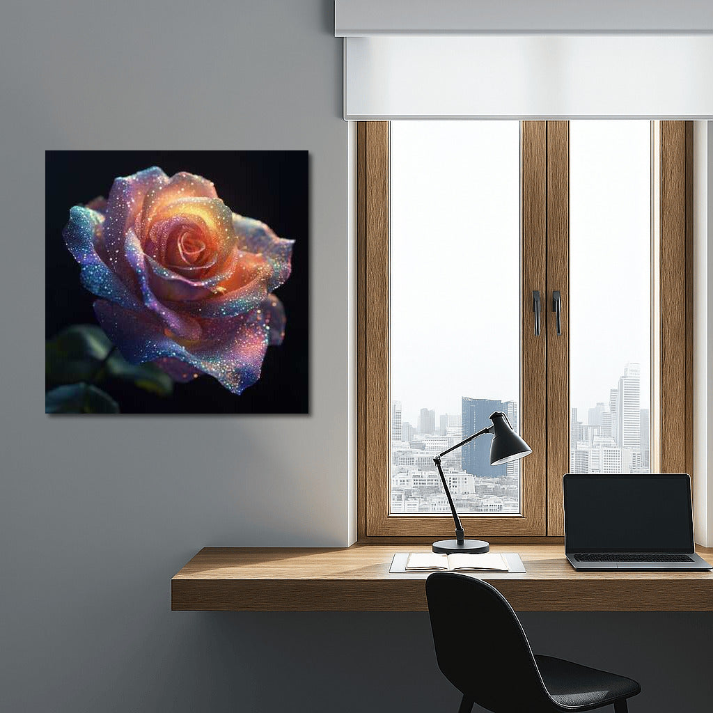 Rainbow Rose Magic: Vibrant Flowers