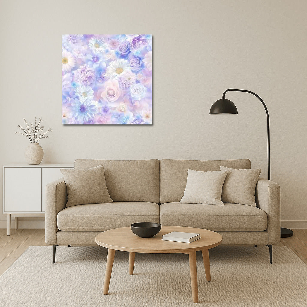 Tender Symphony: Daisies and Roses in Pastel Colors
