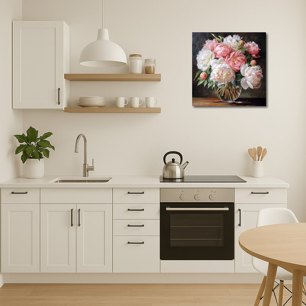 Peonies Charm: Bouquet of Peonies for Interior