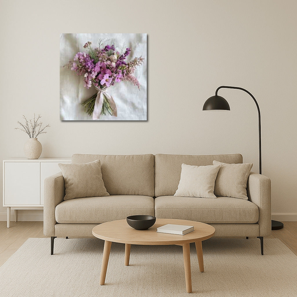 Delicate Pink Bouquet of Mallows: Freshness and Comfort in the Interior