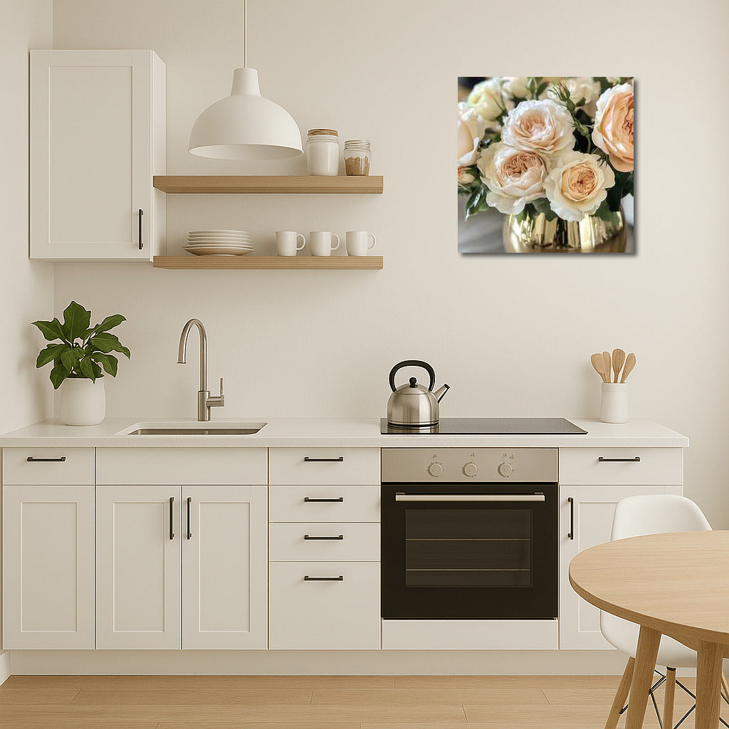 David Austin's Lush Roses: An Elegant Floral Bouquet for the Interior
