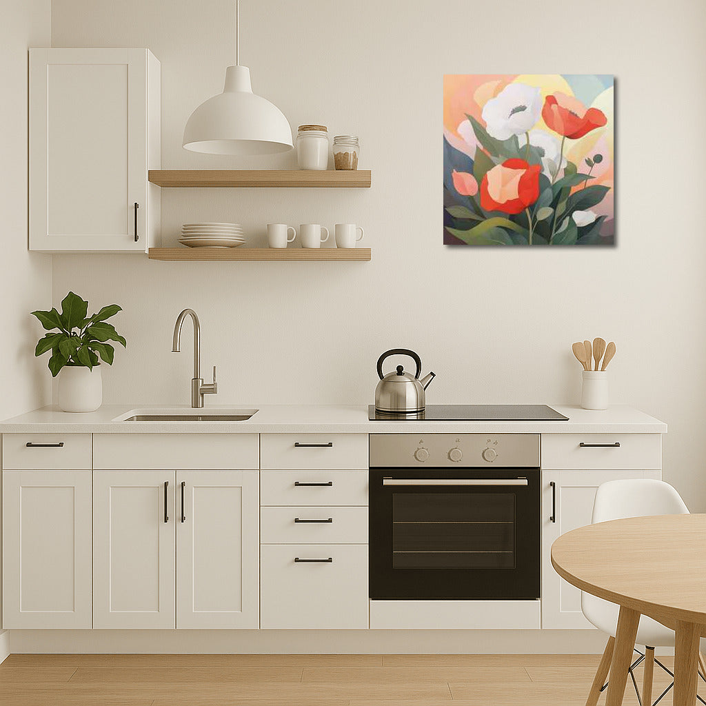 Bright Poppy Bouquet: Charm of Nature in the Interior