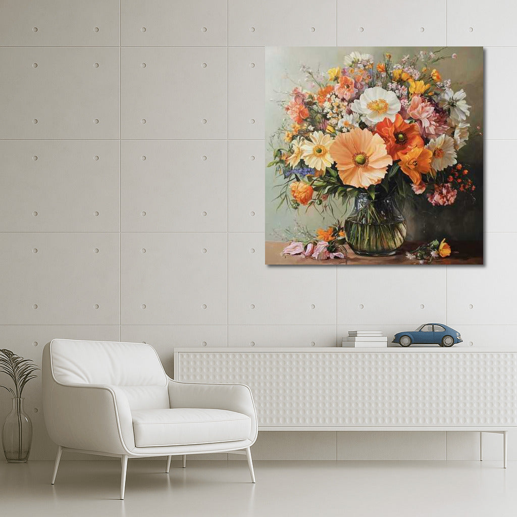 Delicate Anemones: Bouquet Painting 1