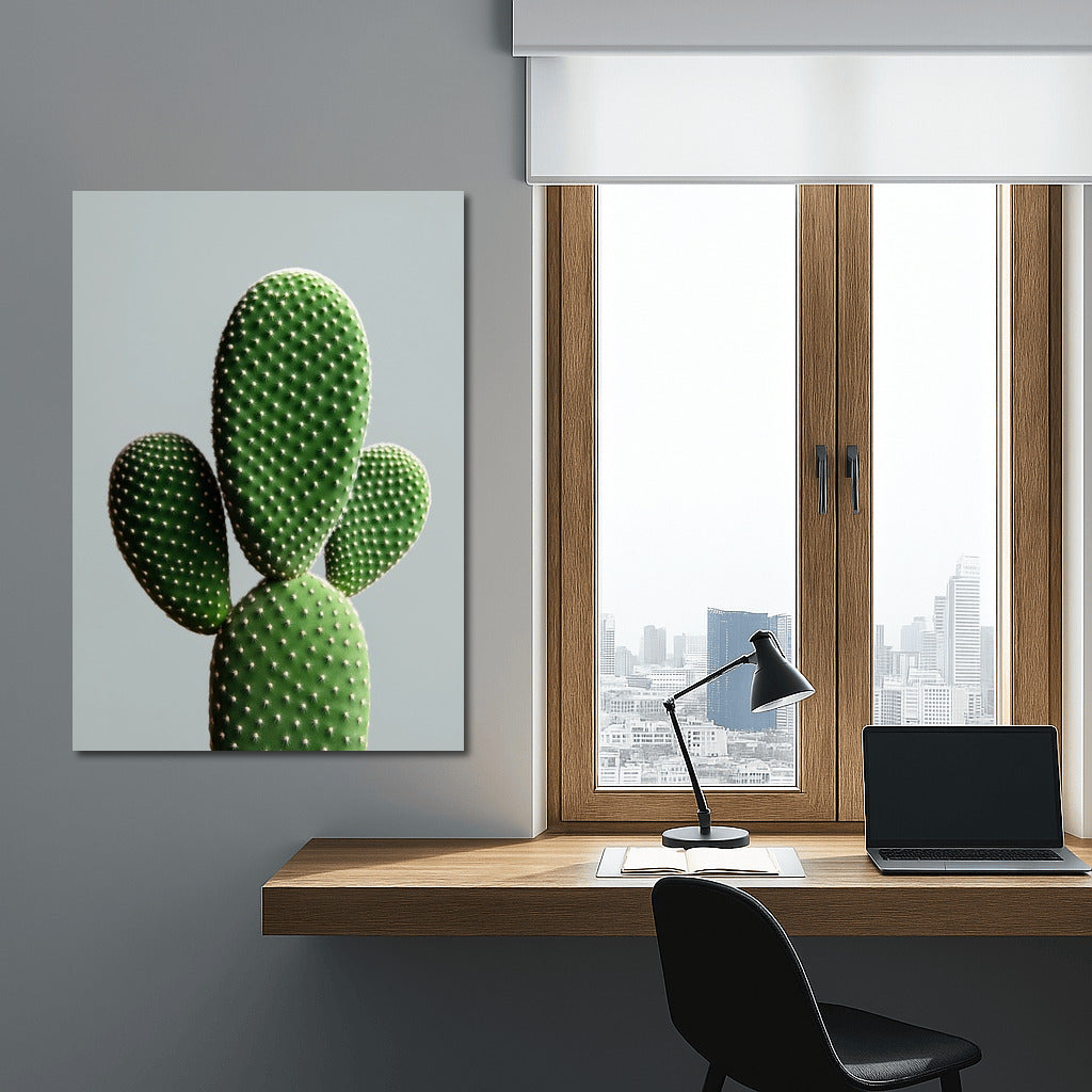 Floral Grace: Symphony of Nature and Cacti