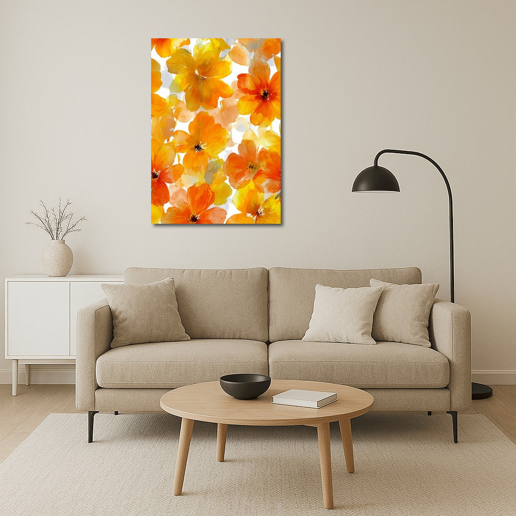 Sunny Poppies: Bright Floral Decor for Interior