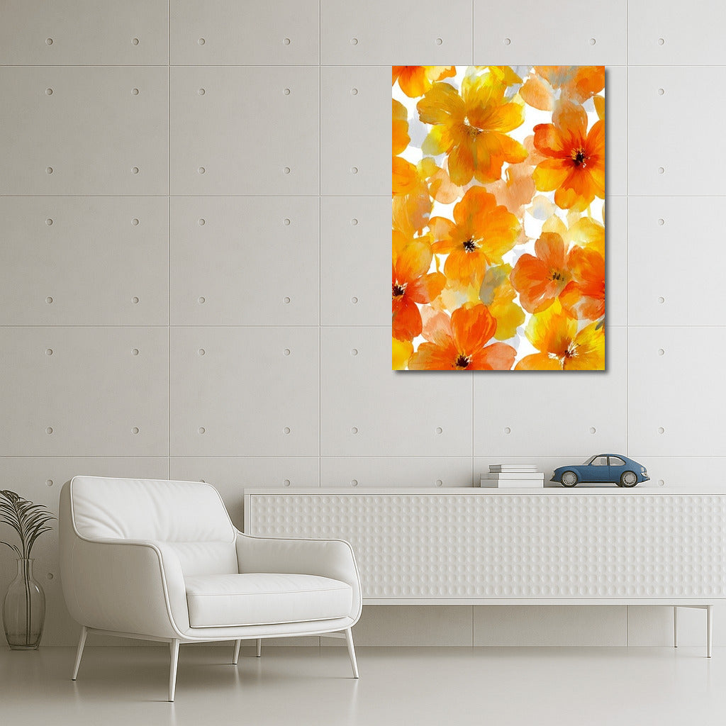 Sunny Poppies: Bright Floral Decor for Interior