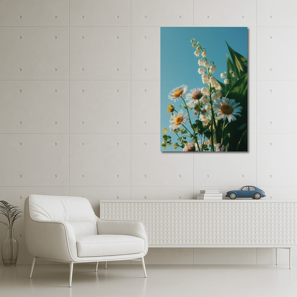 Spring Dance of Daisies and Lilies of the Valley: Floral Freshness