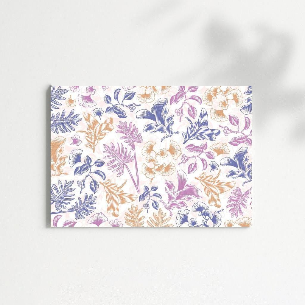 Pastel Symphony: Orchids and Monsteras in the Interior