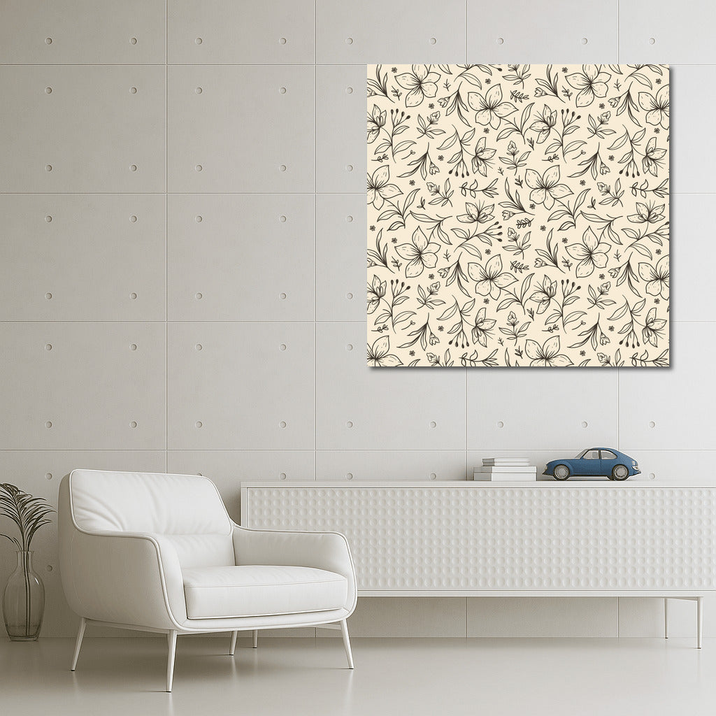 Elegant White Lilies: Floral Harmony for the Interior