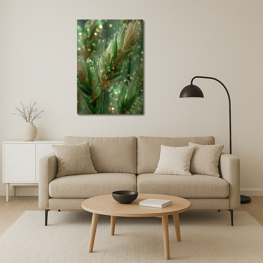 Lavender Flower Spikelets: Green Space Magic