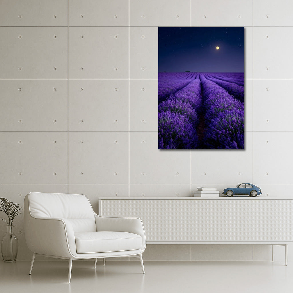 Lavender Flowers in Moonlight: Transform Your Home into a Floral Paradise