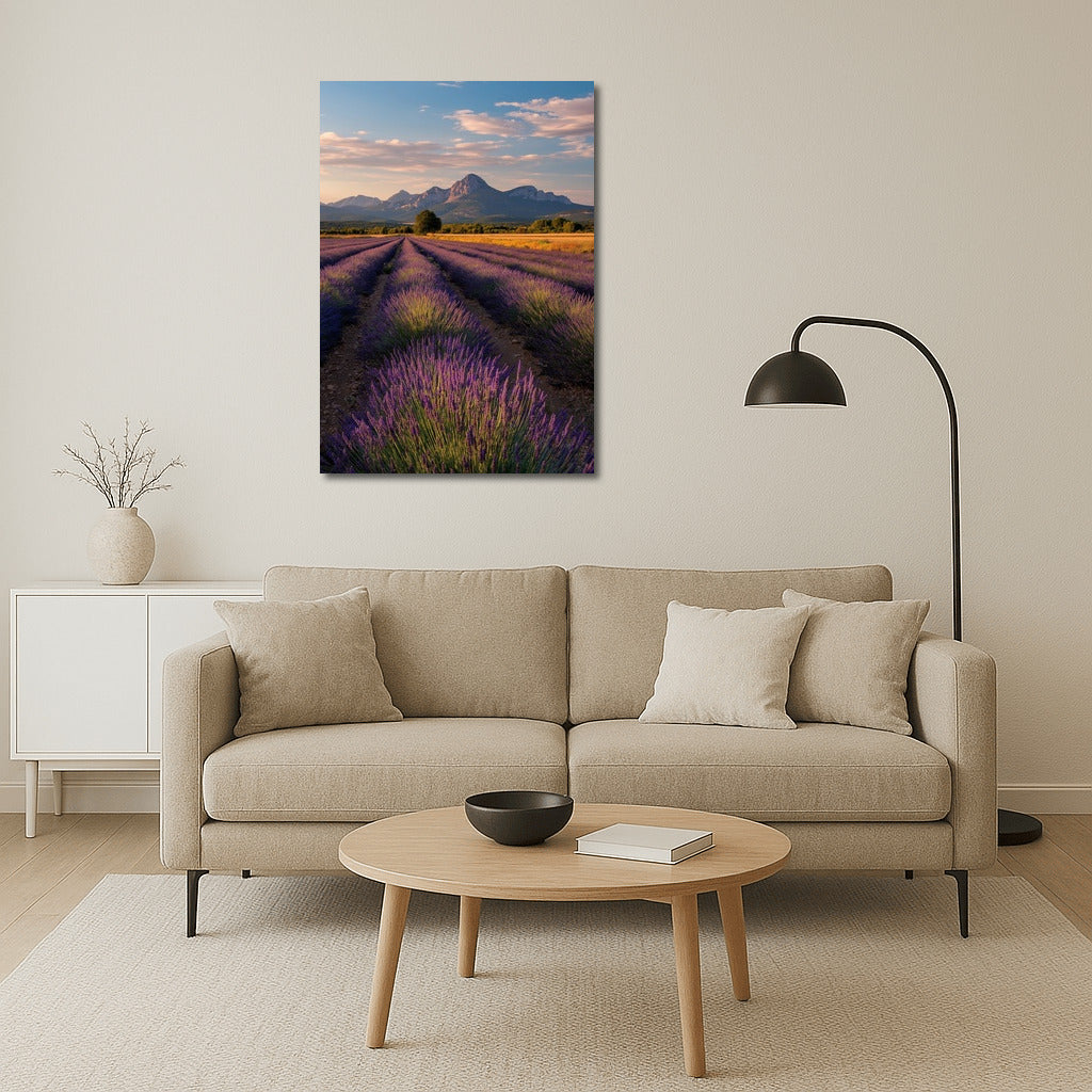 Lavender Fields: Floral Symphony for Interiors