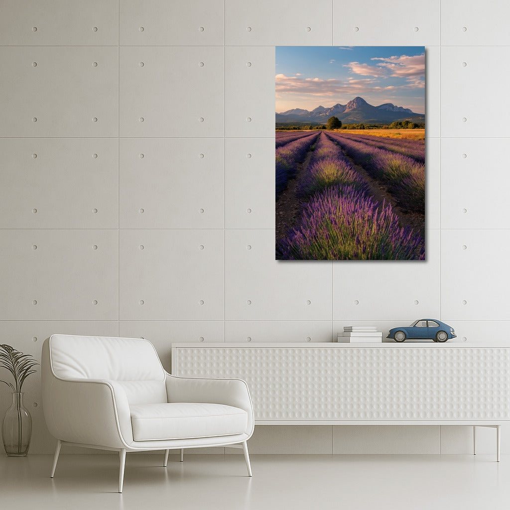 Lavender Fields: Floral Symphony for Interiors