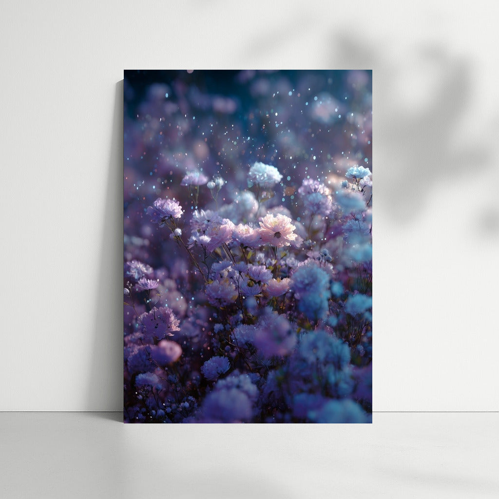 Fairytale Chrysanthemums: Magical Comfort of Flowers on the Wall