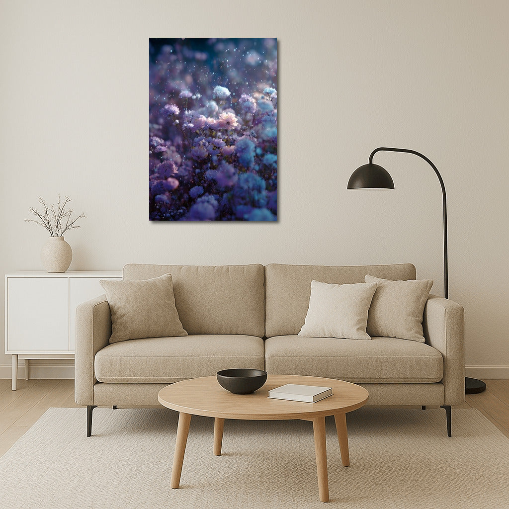 Fairytale Chrysanthemums: Magical Comfort of Flowers on the Wall