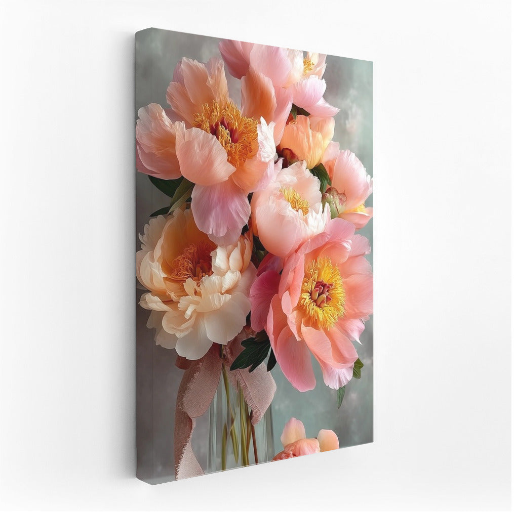 Floral Symphony: Delicate Peonies by Sarah Bernhardt for Your Interior