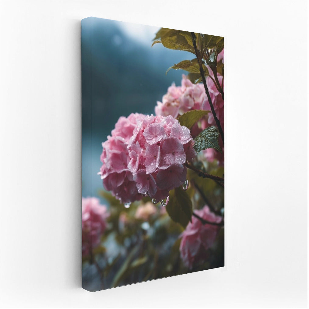 Watercolor Hydrangea: Floral Symphony for Interior