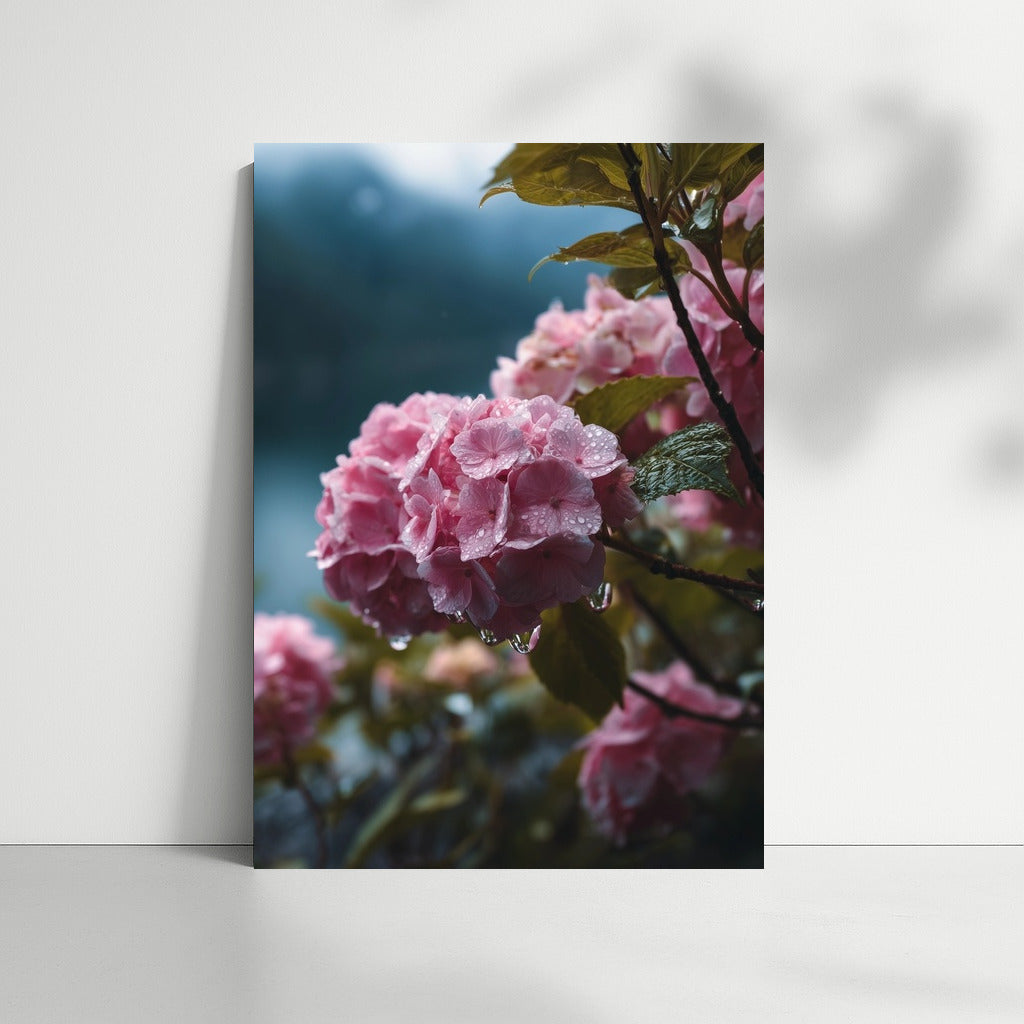 Watercolor Hydrangea: Floral Symphony for Interior
