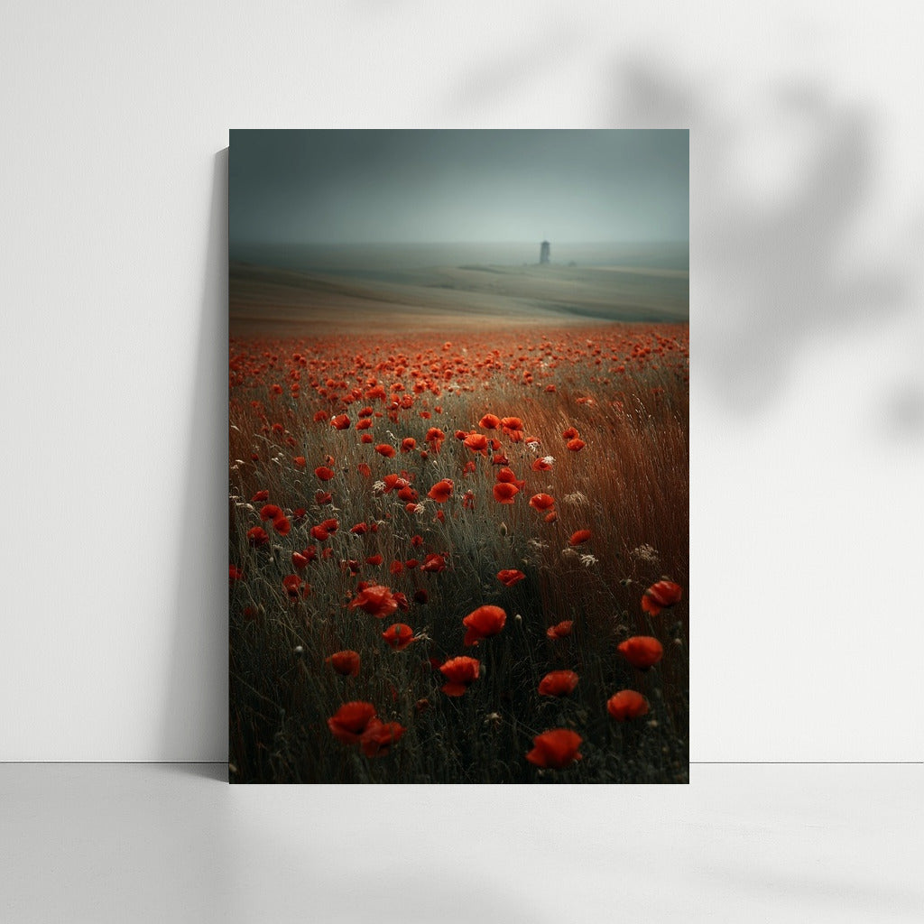 Flower Field: The Charm of Bright Poppies
