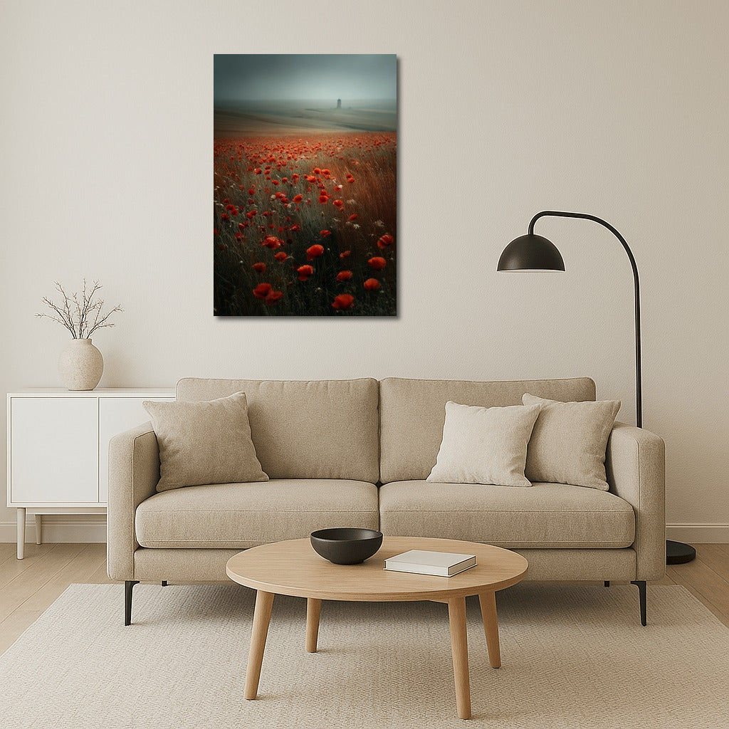 Flower Field: The Charm of Bright Poppies