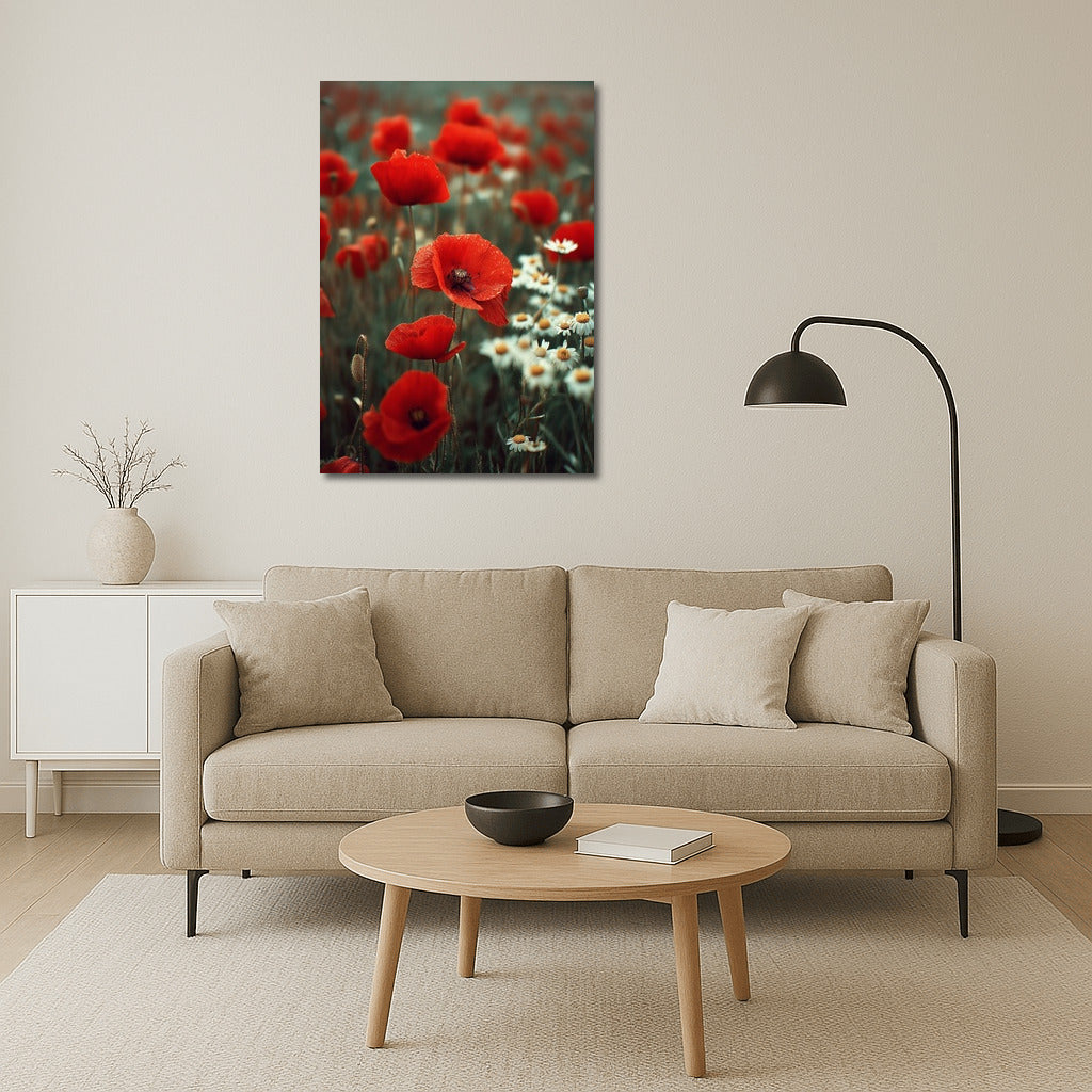 Floral Symphony: Wild Poppies and Daisies for a Fresh Interior