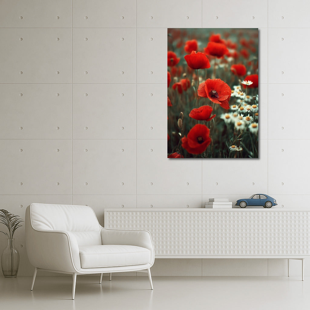Floral Symphony: Wild Poppies and Daisies for a Fresh Interior