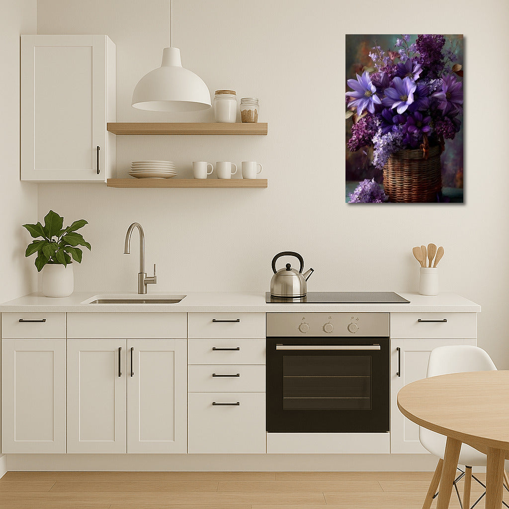 Purple Lilies and Lilacs: Floral Fantasy for Interior
