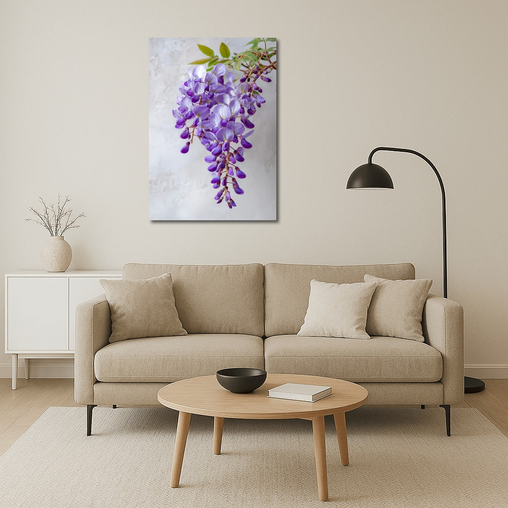 Flower Symphony: Delicate Lilac Wisteria