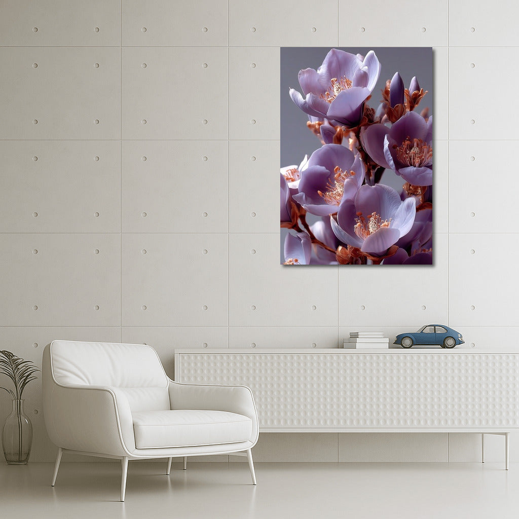 Lilac Sakura Flowers: Subtle Natural Beauty for Interiors
