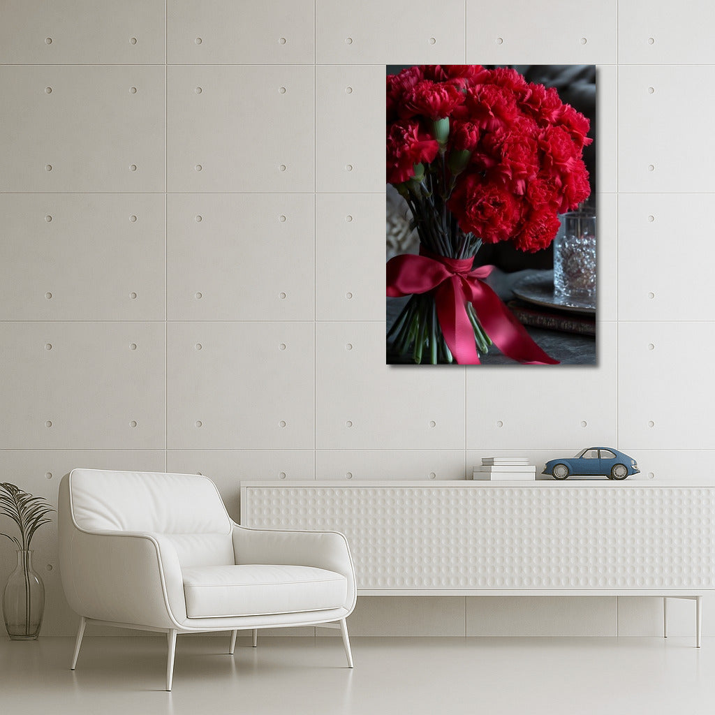Floral Symphony: Bright Carnations for an Elegant Interior