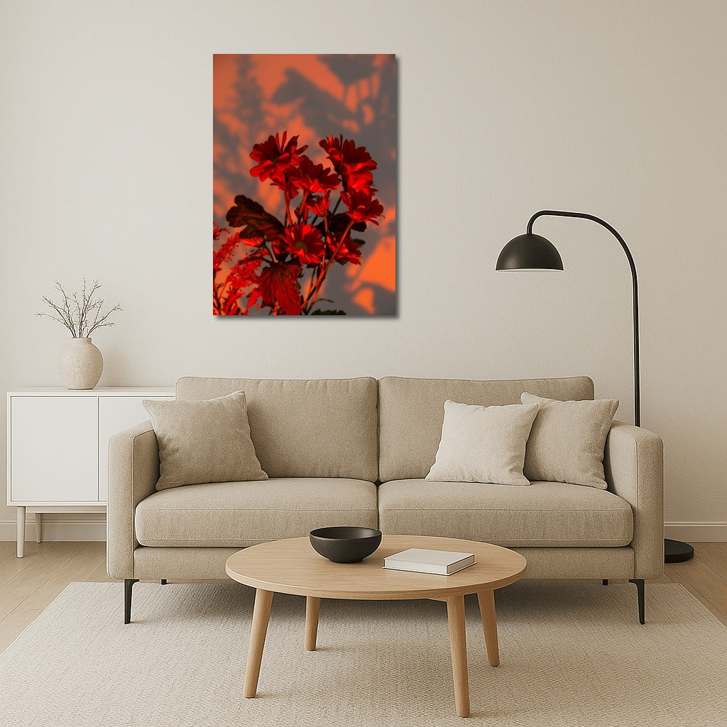 Floral Charm: Red Gerberas for Coziness and Warmth