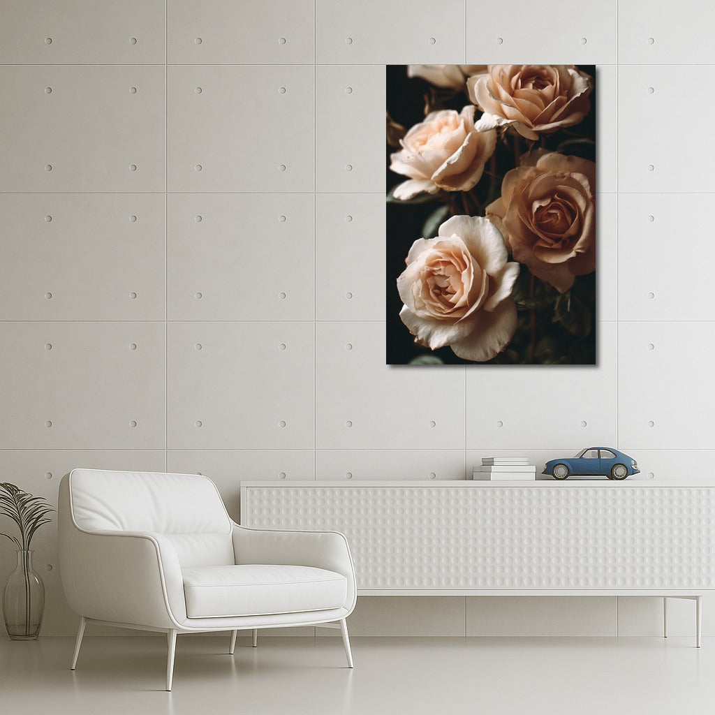 Delicate Roses: Romance of the Flower World