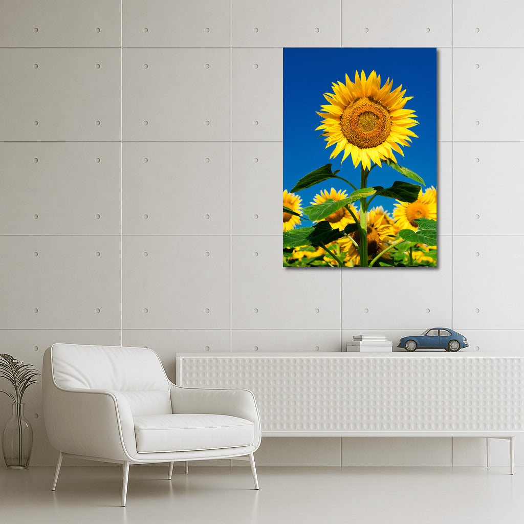 Sunny Sunflowers: Vibrant Wall Decoration