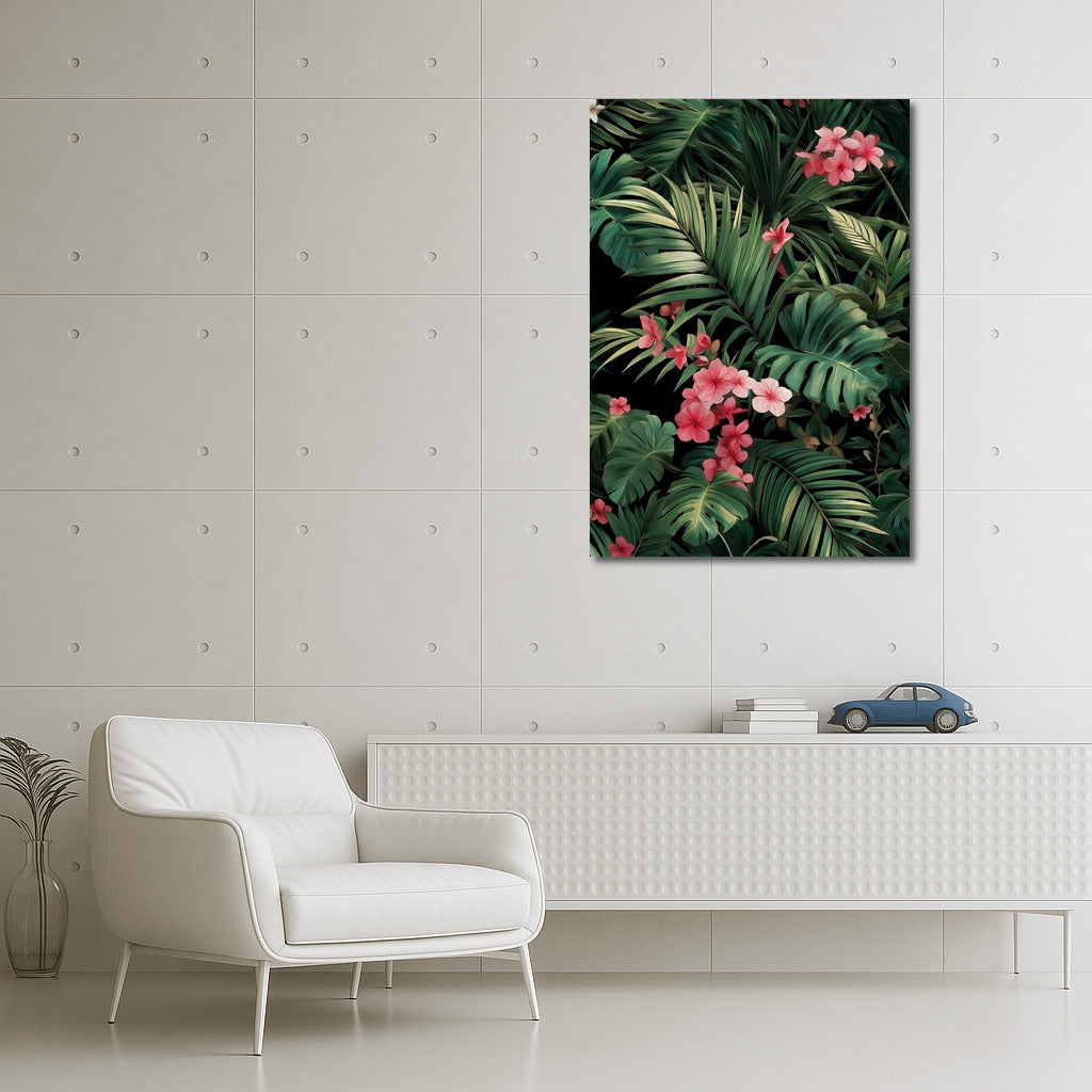 Hibiscus Flower Paradise: Tropical Symphony for Your Interior